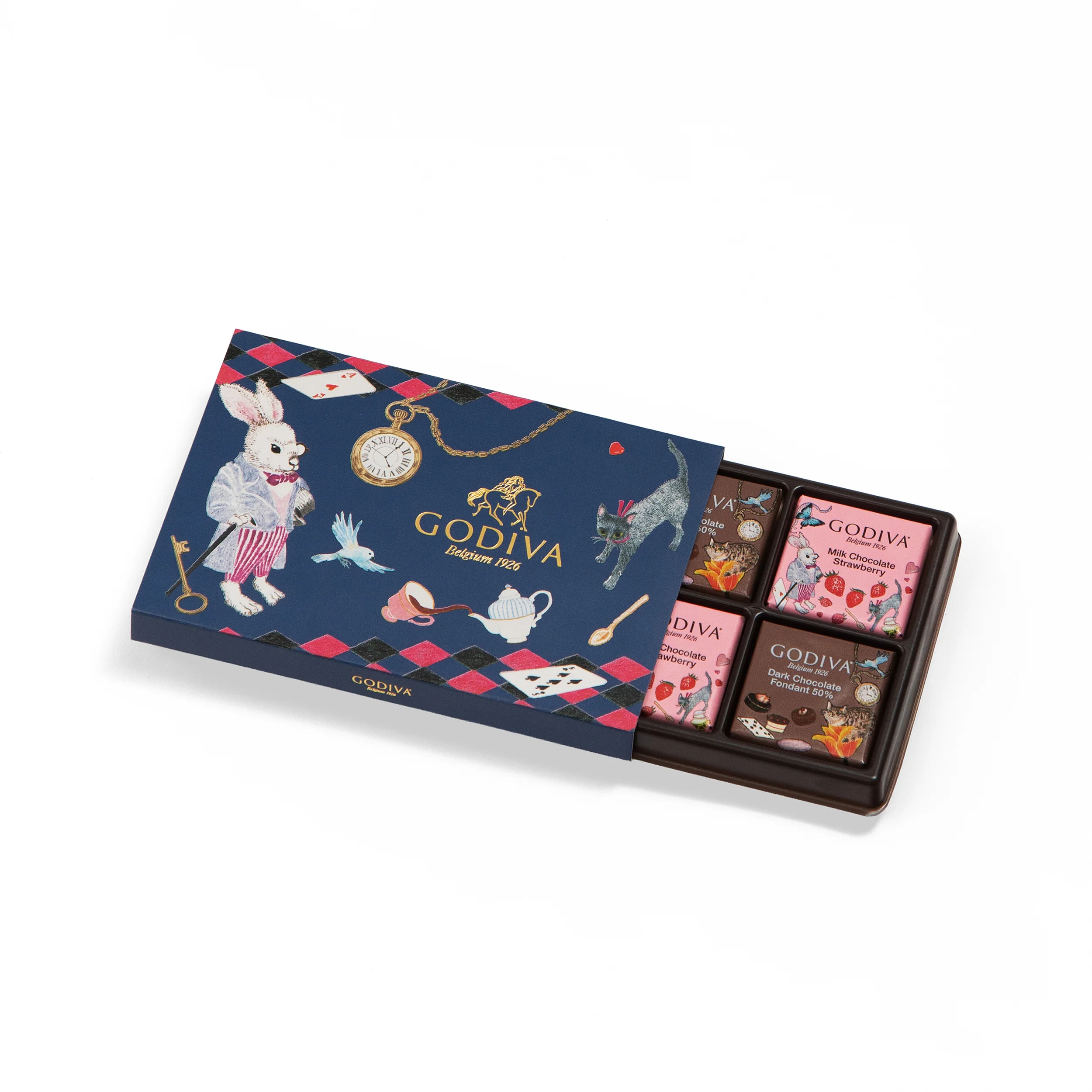 Alice’s Tea Party Carrés Assortment, 6 Pieces | 33g - Image 3