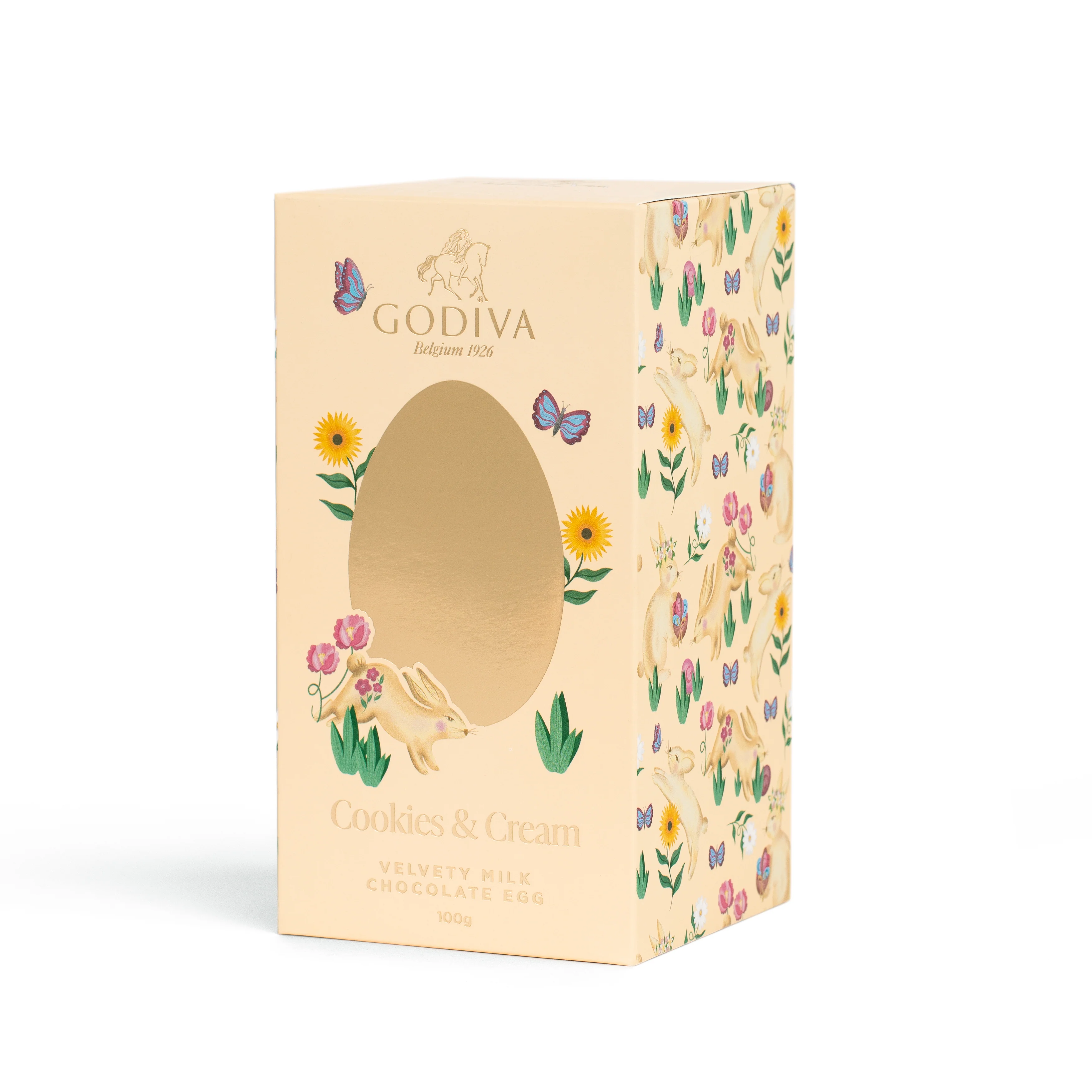 Cookies & Cream Velvety Milk Chocolate Egg, 100g - Image 3