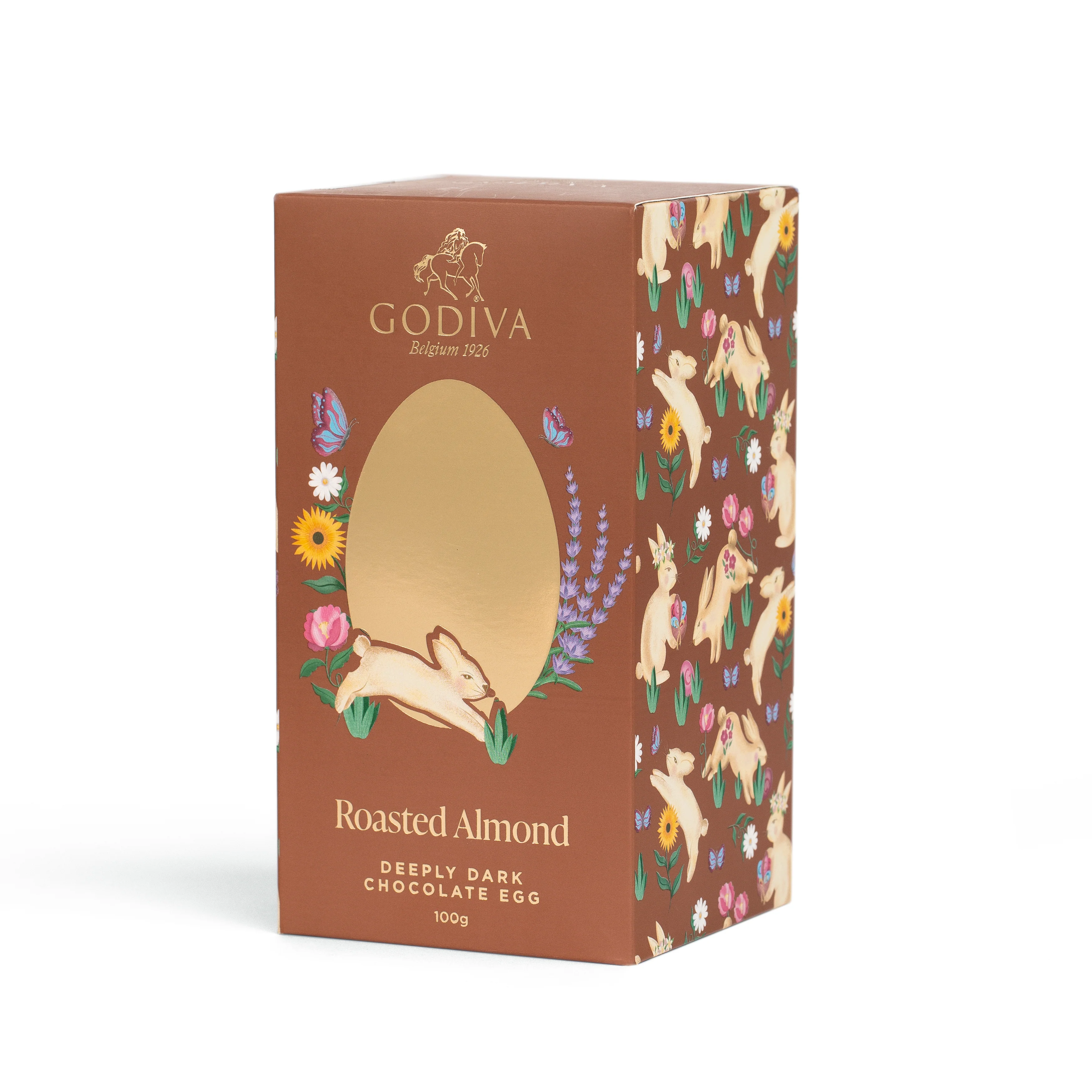 Roasted Almond Deeply Dark Chocolate Egg, 100g - Image 3